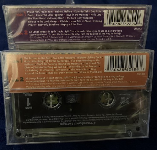 Golden Books Music Praise Songs + Preschool Songs Cassette Tapes *NEW SEALED* - Picture 2 of 3