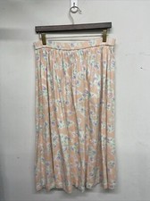 VTG Koret Francesca Peach Floral SZ S Skirt