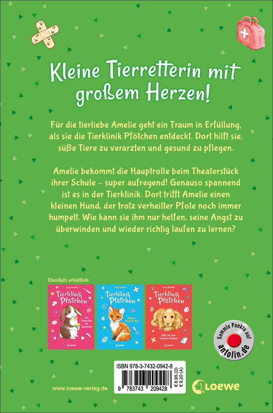 Thumbnail - Tierklinik Pfötchen (band 5) - Werde Gesund, Kleiner Hund | Kinderbuch
