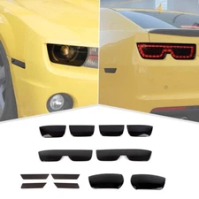 Front Headlight / Rear Taillight /Side Lamp Cover Trim For Chevy Camaro 2010-13