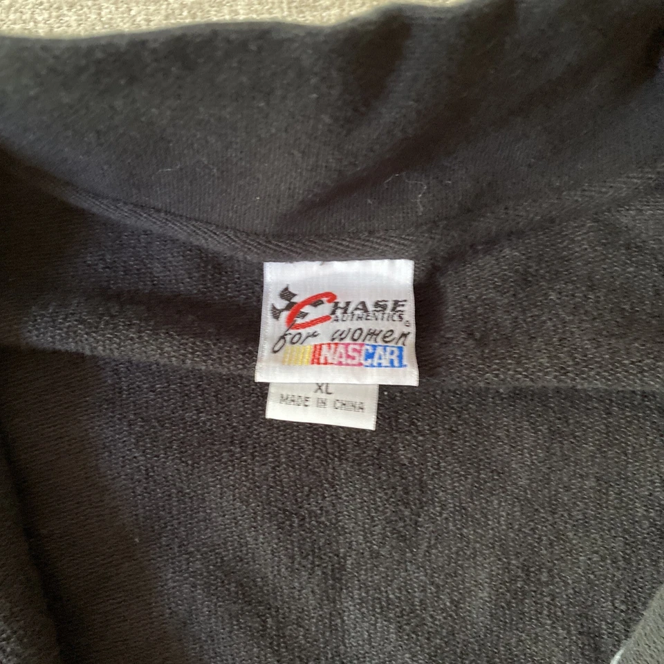 Suéter Tortuga Chase Dale Earnhardt Jr Negro Cremallera Completa Para Mujer Talla XL Foto 2 de 4