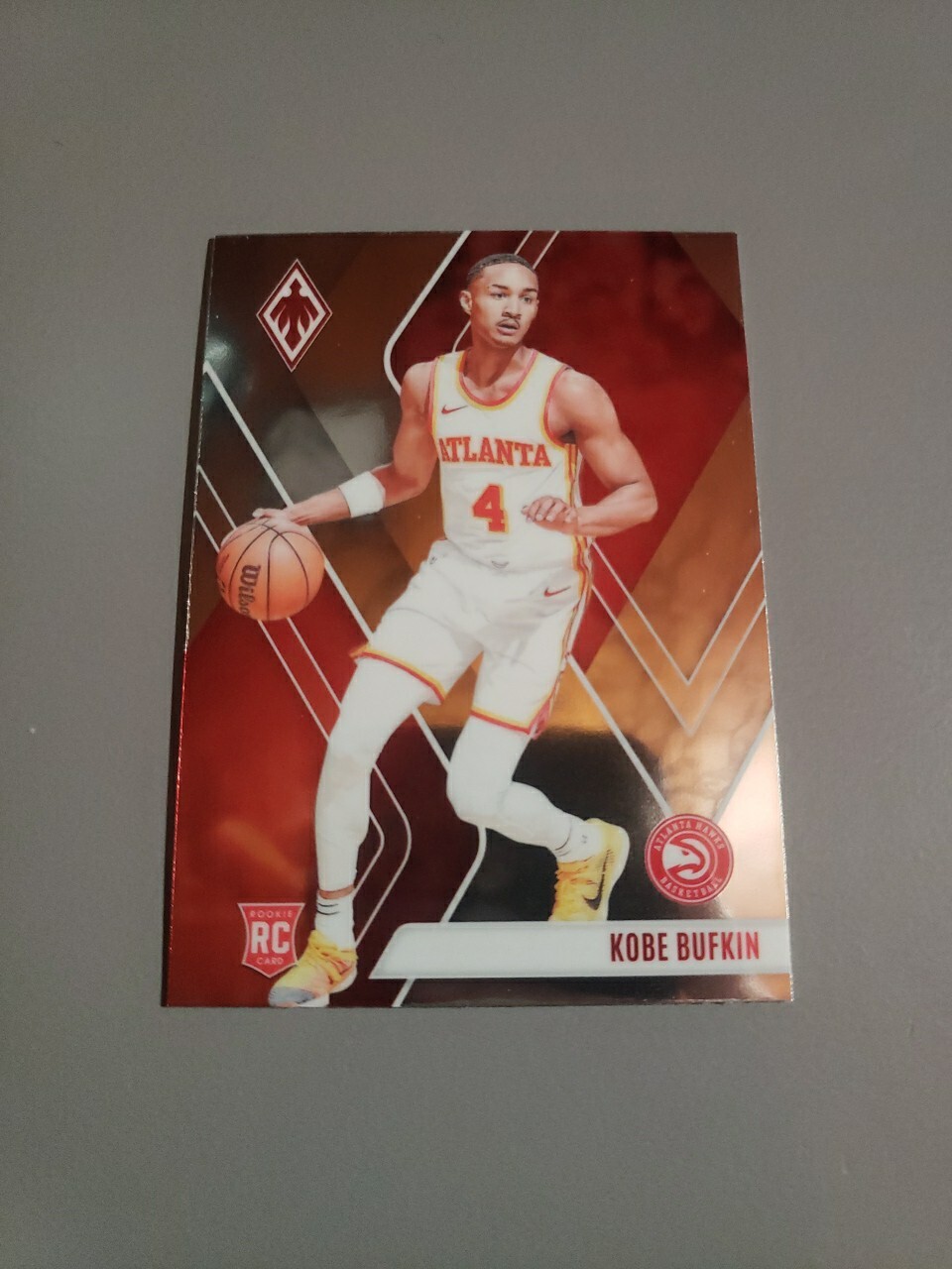 2023-24 Panini Phoenix Basketball RC Rookie Base 284 Kobe Bufkin Hawks