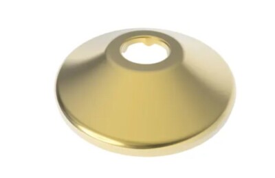 Brasstech 441/10 Shower Arm Pipe Flange Sure Grip Solid Brass in Satin Bronze