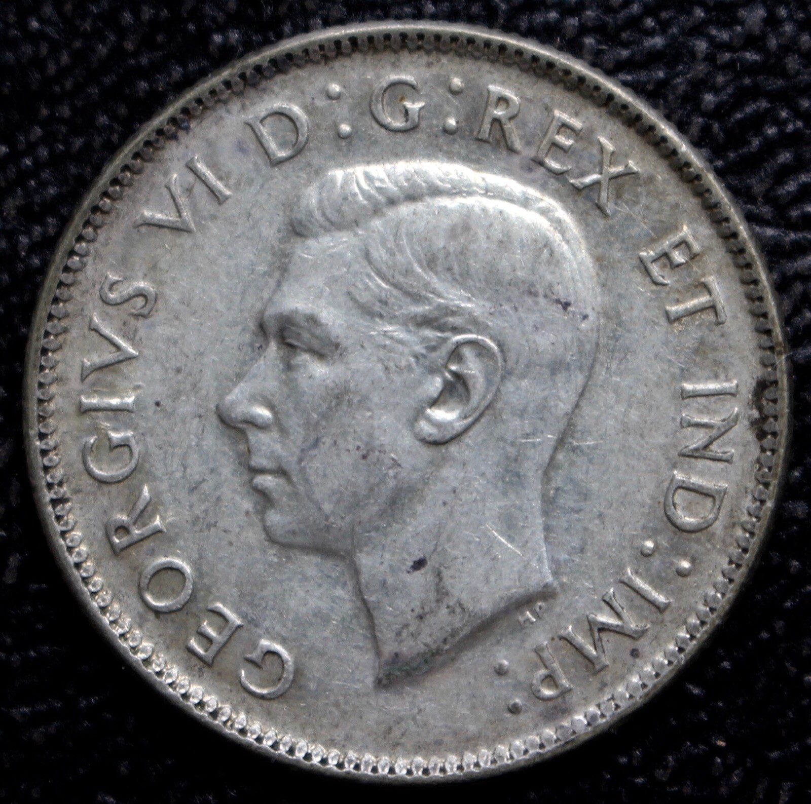OLD CANADIAN COIN 1947 25 CENTS 800 SILVER George VI EBay
