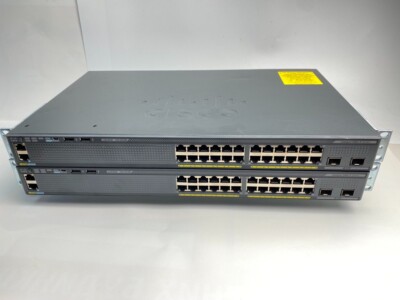 1ps Cisco Catalyst WS-C2960X-24TD-L 2960-X 24 GigE, 2 x 10G SFP+