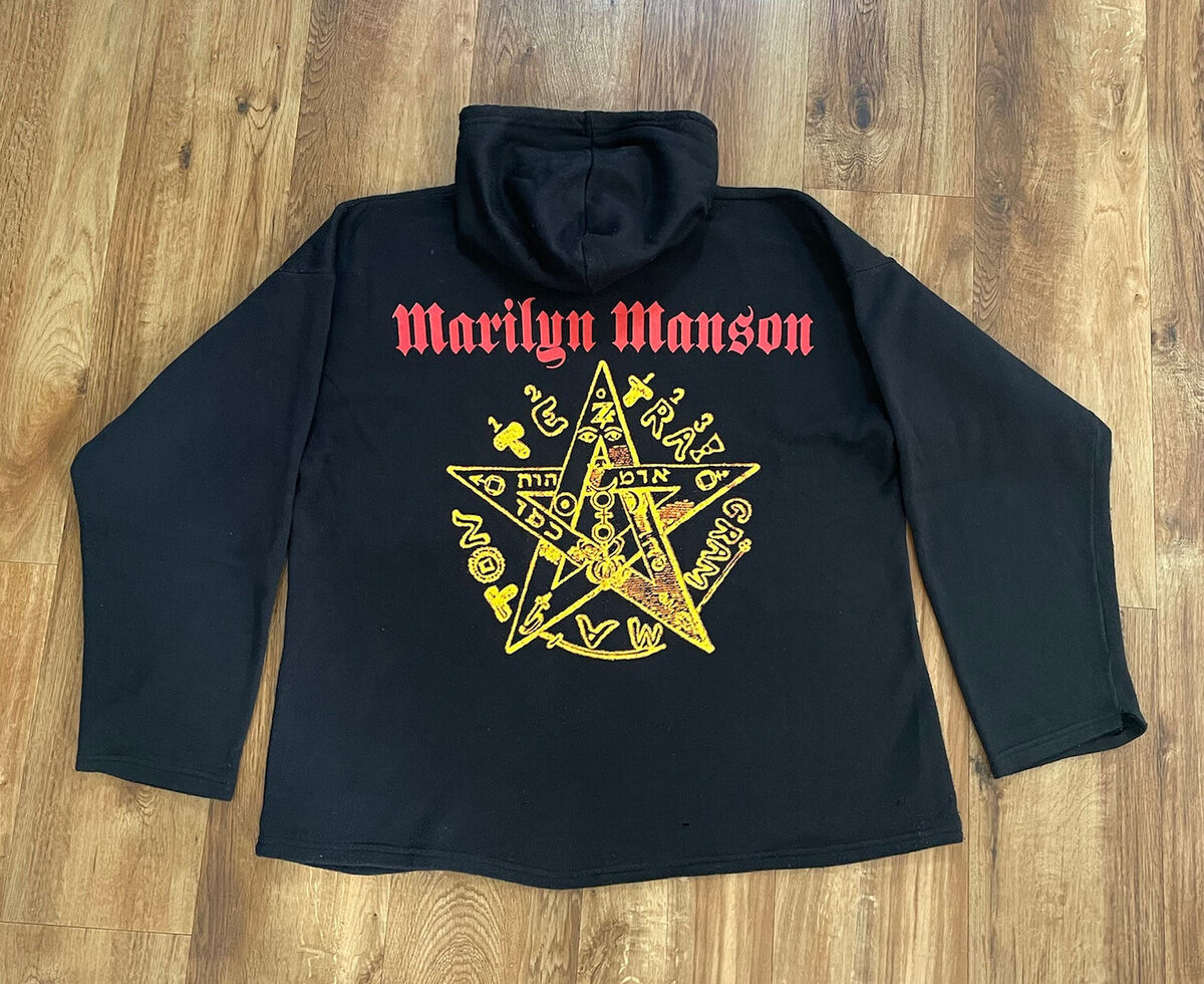Marilyn Manson Vintage 90s Band Sweatshirt Sweater Jumper Marilyn Manson Vintage 90s Band Sweatshirt Sweater Jumper