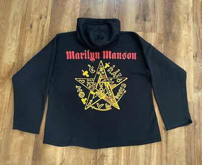 Marilyn Manson Vintage 90s Band Sweatshirt Sweater Jumper Marilyn Manson Vintage 90s Band Sweatshirt Sweater Jumper