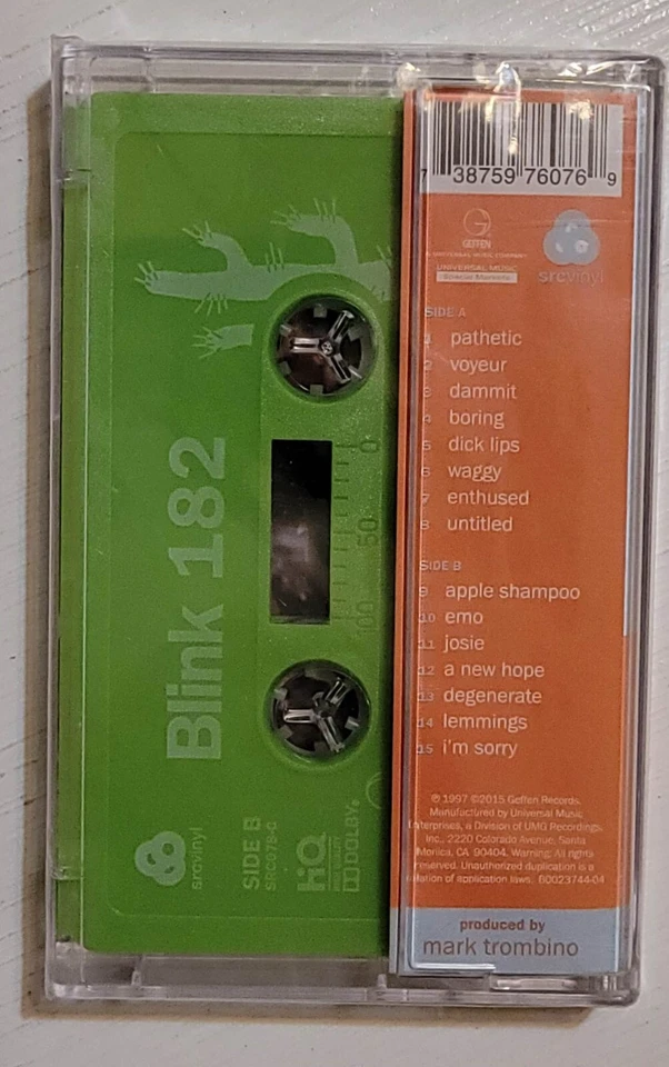 Blink-182 Cassette Tape Dude Ranch Green - Image 2 of 2
