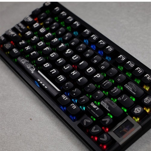 Keycaps PBT 122Keys MDA Height Black Knight Theme Keycaps Adaptable 61/84/96/104 - Photo 6/8