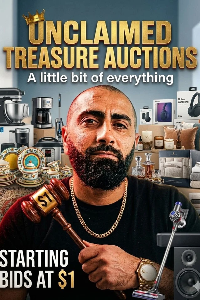 UNCLAIMED TREASURE AUCTIONS POP UP SHOW!!