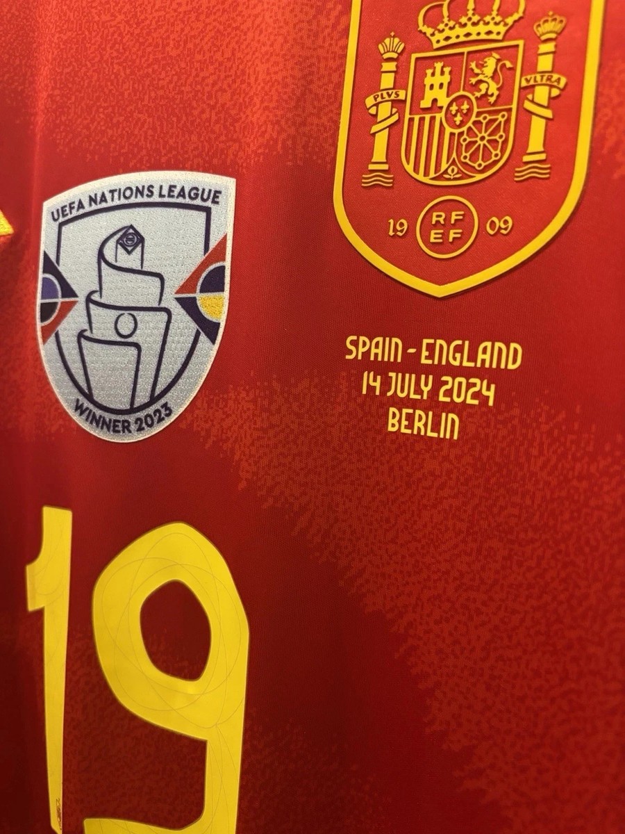 Lamine Yamal Autographed/Signed Spain Red World Cup Soccer Futbol