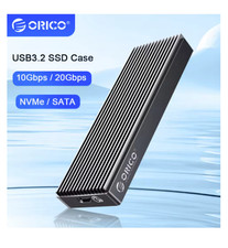 ORICO M.2 NVMe/SATA SSD Enclosure USB 3.2 Gen2 Type-C 10Gbps 2230 Case