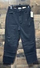 NEW Universal Thread Women  s Black Vintage Straight Leg  Stretch Size 8R