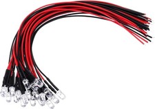 5mm Red Led Diode Light 20 Pcs 4.5 6v Dc Pre Wired Mini Led Bulbs Lamp Rc Diy 5mm Red Led Diode Light 20 Pcs 4.5 6v Dc Pre Wired Mini Led Bulbs Lamp Rc Diy