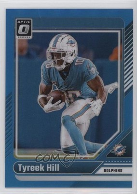 2024 Panini Donruss Optic Aqua Prizm /299 Tyreek Hill #123 1d0h
