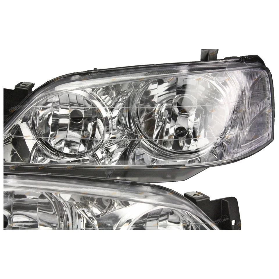 Clear HeadLights CHROME for Ford Falcon Fairmont 2002~2006 BA BF Lamps Lights - image 2 of 4