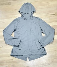 lucy Womens Jacket Sz. Medium Lightweight Gray 100 Polyester Pre-Owned