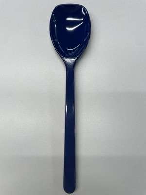 Vintage Rosti Mepal Serving Spoon Melamine Denmark Blue Square Top 11''