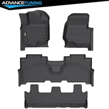 For 21-24 Ford Expedition Max All Weather Heavy Duty 3D Floor Mats Liners TPE