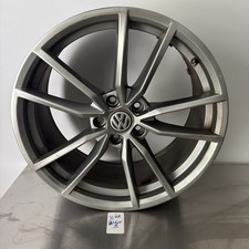 2016-2018 Volkswagen Golf R Gti Pretoria 19 10 Spoke Alloy Wheel Rim Gray Oem