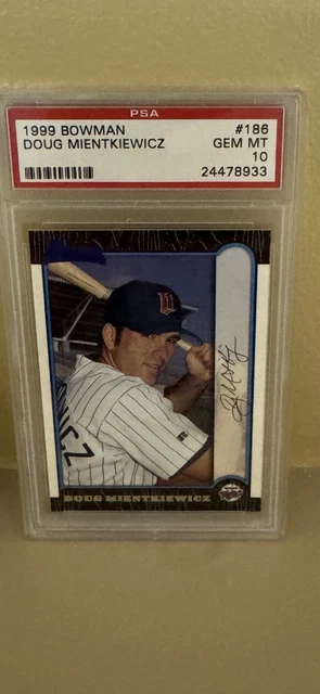 1999 Bowman DOUG MIENTKIEWICZ #186 NM RC TWINS
