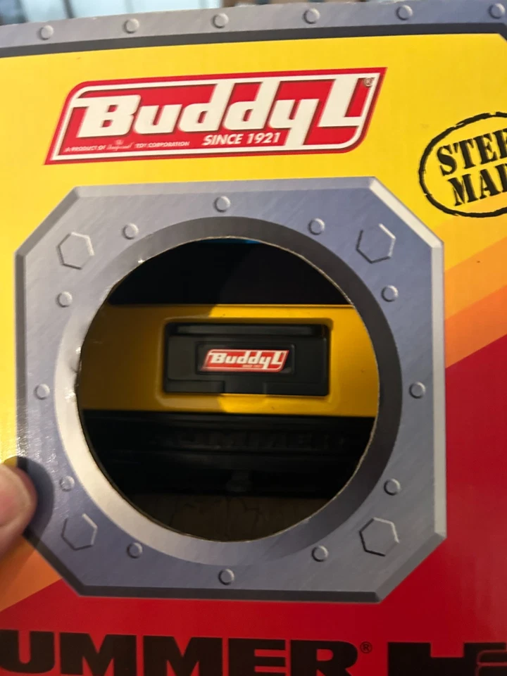 Camión de juguete Buddy L Hummer H2 de acero amarillo de 18" NOS los juguetes más resistentes sobre ruedas Foto 4 de 4