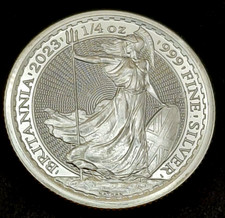 1/4 Oz Britannia 2023 999 Silver Bullion Coin | CGT Exempt
