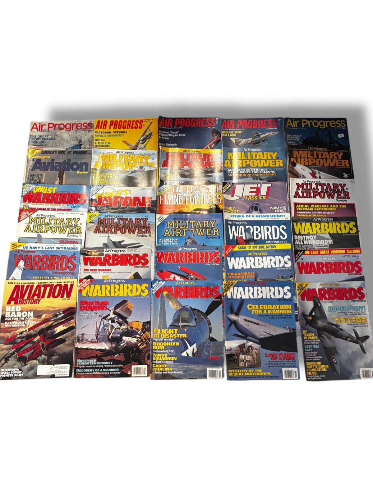 Lot of 30  Aviation Magazines 1970's 1980's 1990's - All Different