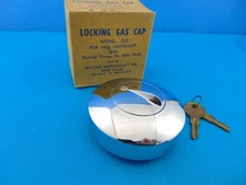 1953 Detroit Manufactured Locking Gas Cap 1953-1957 Chevy NOS NORS Aftermarket