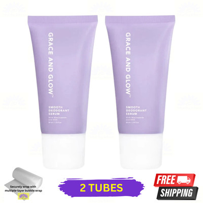 2 X Grace & Glow Bright & Smooth Deodorant Serum Roll-On 50ml