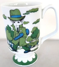 Vintage Royal Crown Arnart Smug Mug #3734 "Bonnie & Clyde" by Kitty Japan 1960's