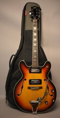 1970s Aria Diamond 5102T Hollowbody Electric Guitar Sunburst MIJ