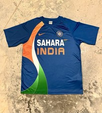 Nike Sahara India Cricket Jersey Men  s Size XL Dri Fit Blokecore World Cup