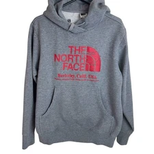 The North Face Hoodie Men's M Gray Berkeley California Pullover Sweatshirt Baggy