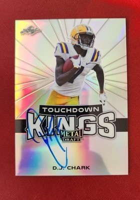 2018 Leaf Metal Draft - Touchdown Kings DJ Chark #TK-DJC Silver (AU, RC) FRESH