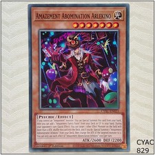 yugioh amazement cards Official Yugioh Amazement Abomination Arlekino OTS CHAMPION Playmat Se –  Aus Ygo main image 0