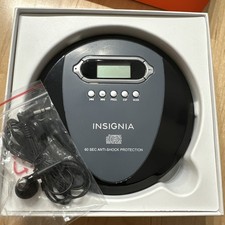 Insignia NS-P4112 Portable CD Player 60 sec Anti-Shock Tested  Working