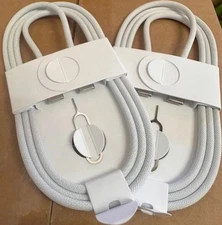 2x iPhone Pro Max Fast Charging USB Type-C Cables Original Woven