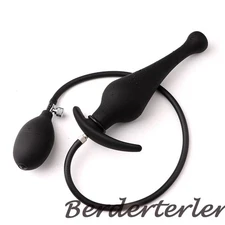 Inflate Anal Plug Dildo Vagina Anus Dilator Masturbator Prostate Massager SexToy
