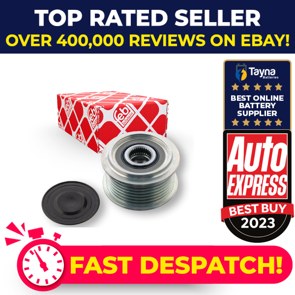 Overrunning Alternator Pulley 104828 Febi Clutch 373224A310 Quality Guaranteed
