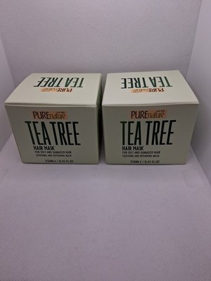 Lux Spa Pure Nature's Tea Tree Hair Mask Getting Two Exp 9/26 8.45oz X 2