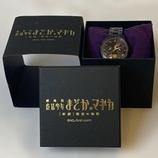Madoka Magica Rebellion Devil Homura Akemi Anime Watch 38mm Black Purple Gold JP