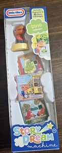 Little Tikes Story Dream Machine Dino Character  and 3 Story Cartridges New