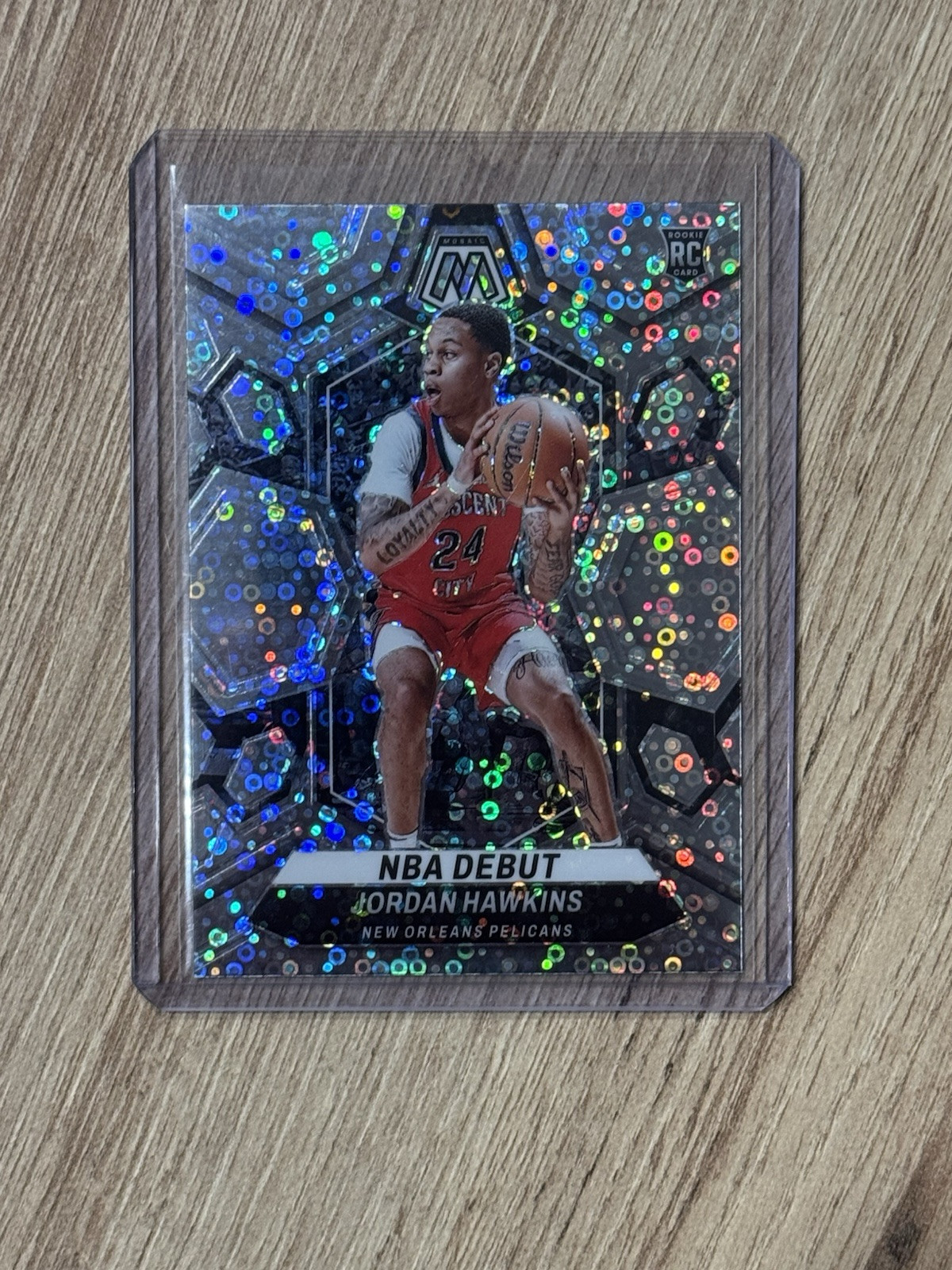 2023-24 Mosaic Jordan Hawkins NBA Debut Fast Break Silver Prizm #253 Pelicans
