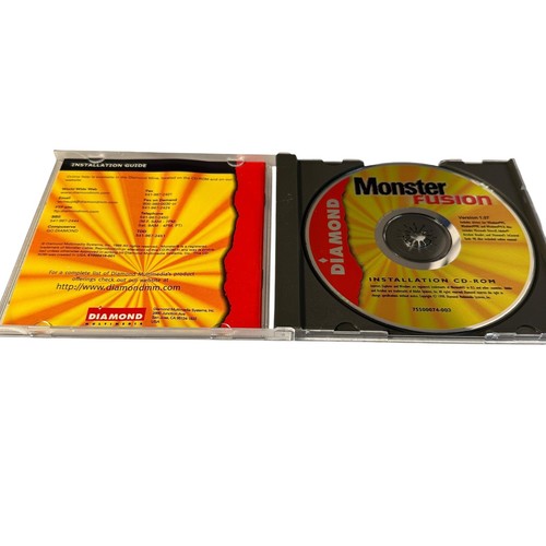 Vintage 1998 Diamond Monster Fusion PC - Bild 2 von 2