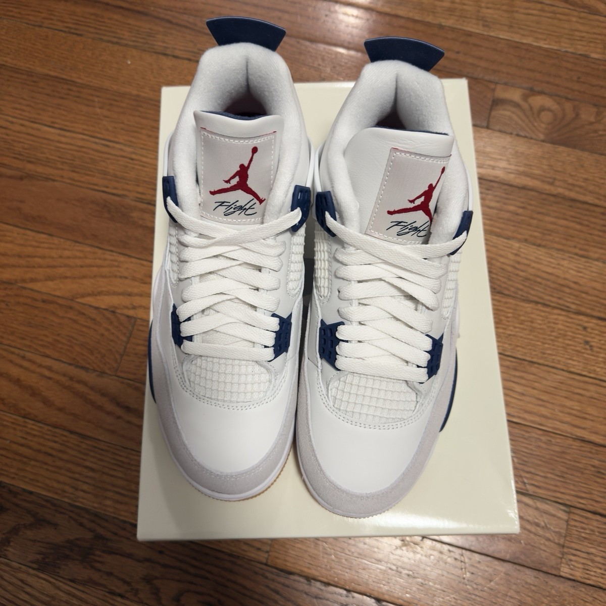 Nike SB x Air Jordan 4 Retro SP 'Navy' Sneakers Size 7 M/8.5