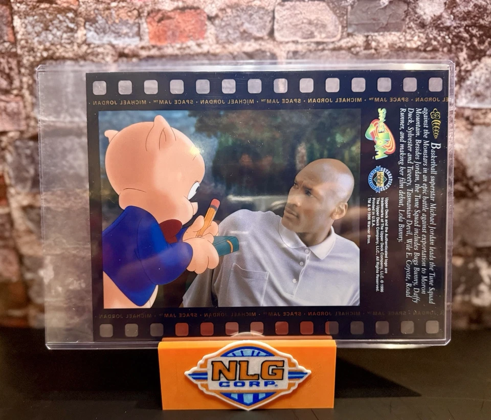 1996 cubierta superior Space Jam Michael Jordan Cell Celcard conjunto completo limitado  Foto 2 de 4