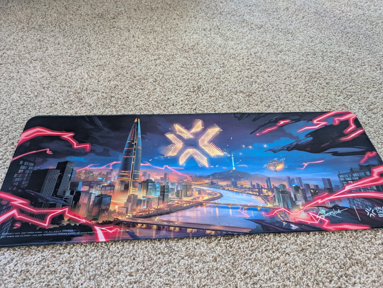 VALORANT 2024 VALORANT Champions SEOUL KOREAWide Mouse Pad VALORANT 2024 VALORANT Champions SEOUL KOREAWide Mouse Pad