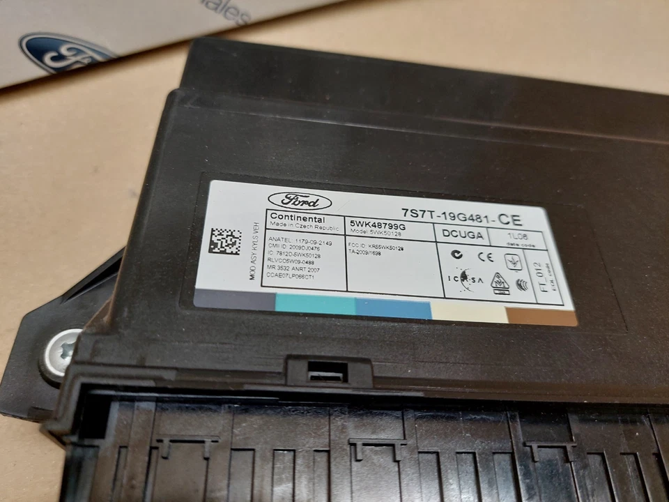 Ford Mondeo MK4 Galaxy S-MAX GEM Locking Module 7S7T-19G481-DA 1796482 2007-2014 - Image 4 of 4