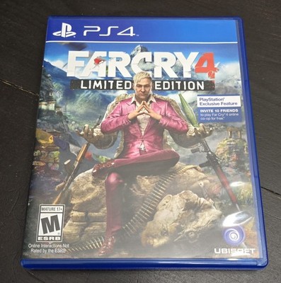 Far Cry 4 Limited Edition PS4 Complete In Box CIB Tested Working
